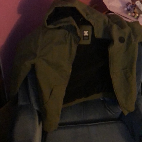 Green DCshoeCO winter coat.